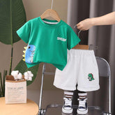 2 PC Green Dino Suit
